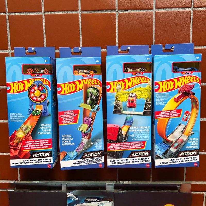 Hot Wheels Car Track Sets - Hot Wheels FWM85 Set Trek Mobil