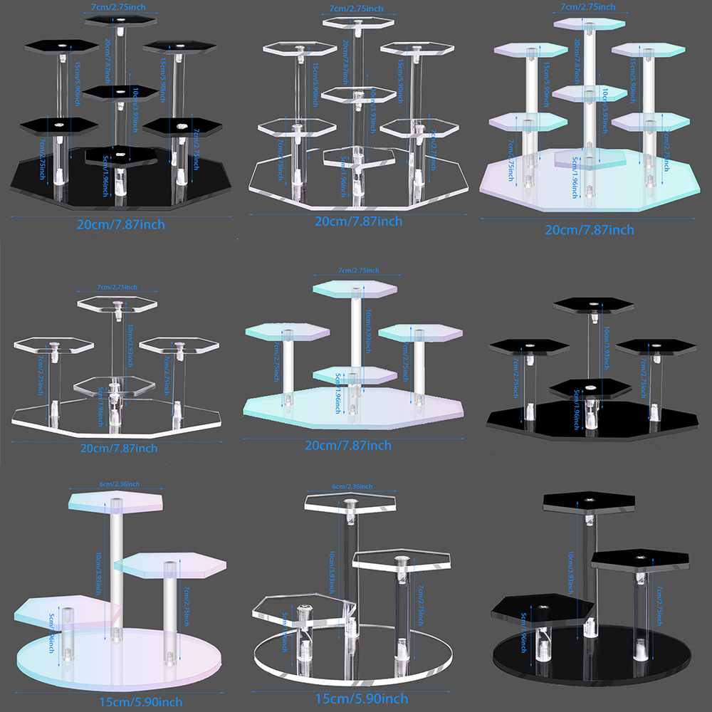 Pop Display Shelf - Stand Display Akrilik Berlapis untuk Tempat