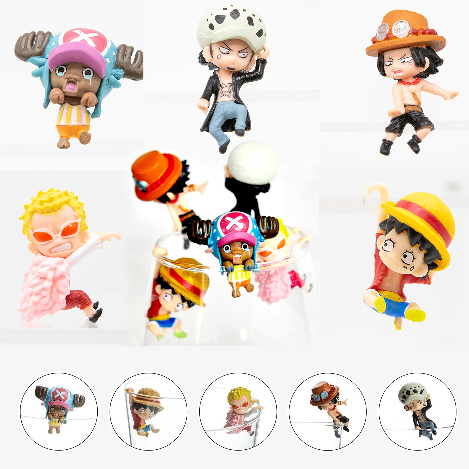Capsule Toy Gashapon - Figur Gashapon One Piece Asli Luffy