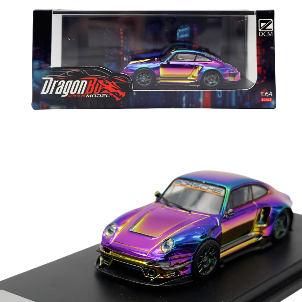DRAGONBO x DCM 1:64 Porsche 99 - Die Cast Car 1 64 ulasan dan harga