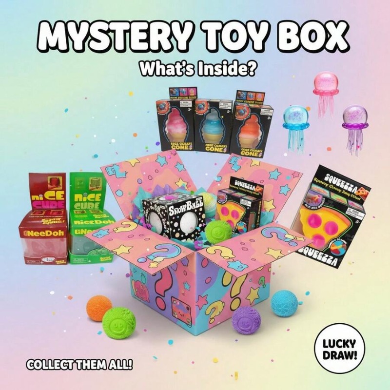 2026 Hot Cute Cube & Ocean Squ - Fidget Cube Original ulasan dan harga