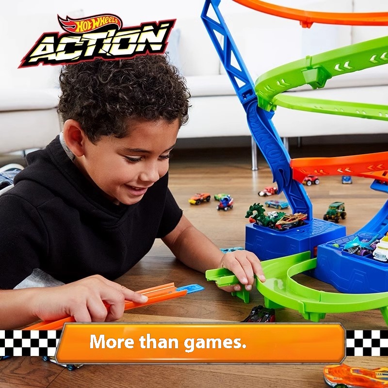 Set mainan Whirlwind elektrik, - Hot Wheels Car Track Sets ulasan dan harga