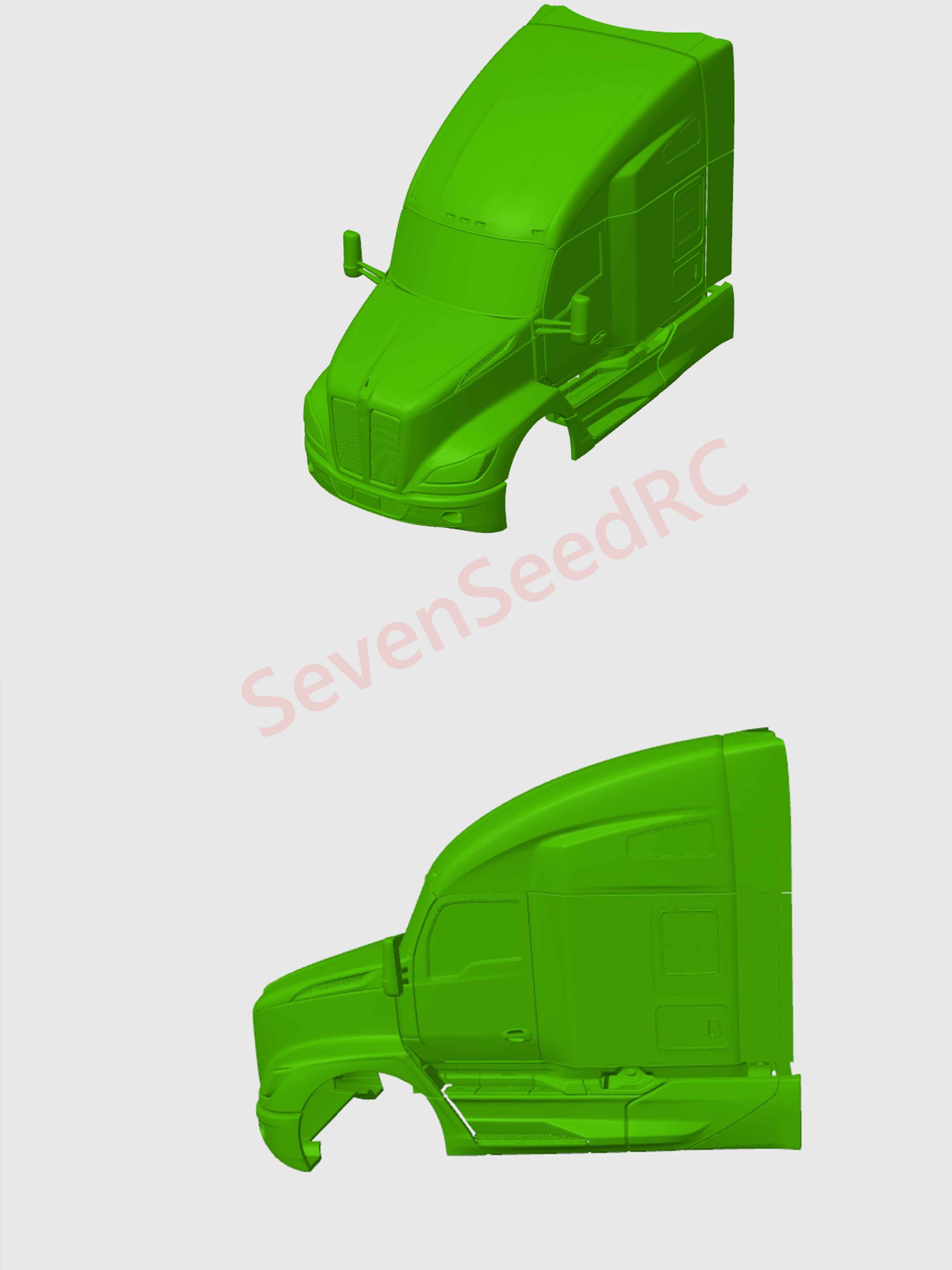 Truk Cetak 3d KENWORTH T680 NG - Tamiya Model Rc Car ulasan dan harga